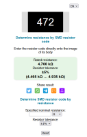 The Most Popular Calculator on Our Website — SMD Resistor Code Calculator