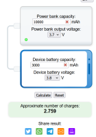 New Online Power Bank Calculator Now Available