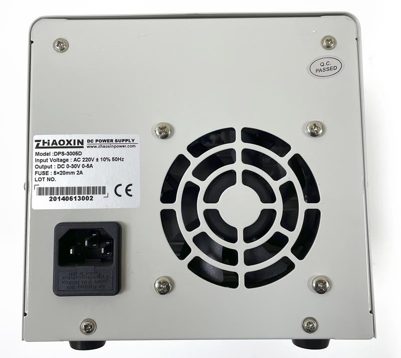  DPS-3005D 150W Variable LED Display Digital Adjustable Switching DC Regulated Power Supply 220V - rear view