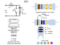 How to calculate the spark-extinguishing RC circuit?