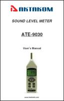 User’s Guide available for AKTAKOM ATE-9030