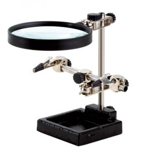 AKTAKOM ASE-6030 PCB holder with a magnifier