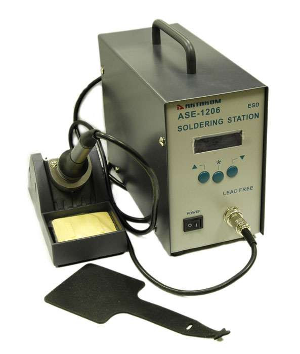 AKTAKOM ASE-1206 ESD-Safe Temperature Controlled Induction Lead-Free Digital Soldering Station