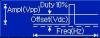 Standard signal of arbitrary waveform generator: Duty 10%