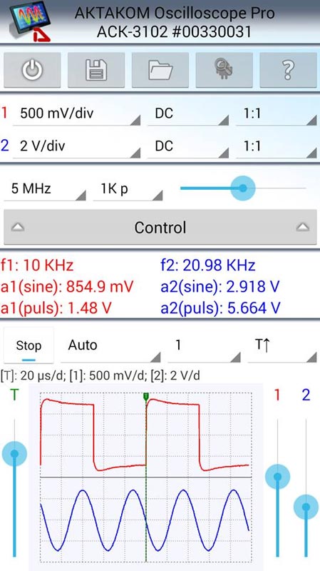 AKTAKOM Aktakom Android Oscilloscope Pro (AAOP)