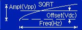 Standard signal of arbitrary waveform generator: SQRT