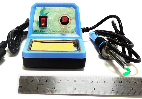 AKTAKOM ASE-1112 Temperature Controlled Soldering Station - Front panel