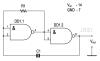 Simple square wave generator using logical elements