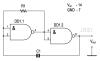 Simple square wave generator using logical elements