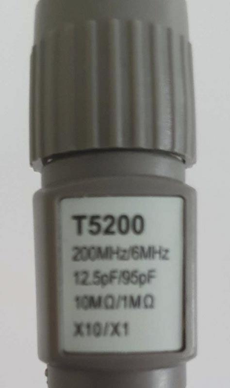 T5200 Oscilloscope Probe 200MHz 1x/10x