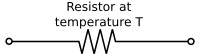 Thermal noise (Johnson noise)