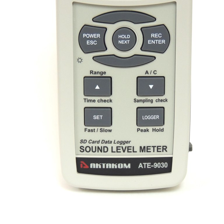 AKTAKOM ATE-9030 Sound Level Meter - Buttons View