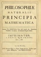 Publication of Newton’s «Philosofiae naturalis principia mathematiña»
