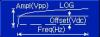 Standard signal of arbitrary waveform generator: LOG