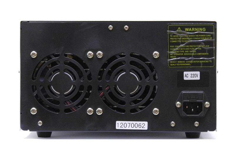 AKTAKOM ATH-2232 DC Power Supply 30V / 20A 2 Channels - rear view