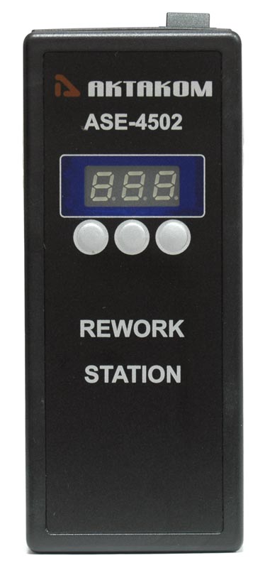 AKTAKOM ASE-4502 ESD-Safe Temperature Controlled Rework Station - front view
