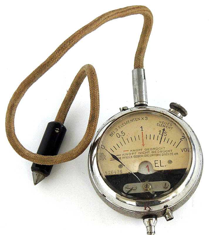  Antique 1916 Volt Meter: Works, Excellent Condition,  as Seen on TV Pawn Stars