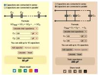 New online engineering tool : Series and Parallel Capacitor Calculator