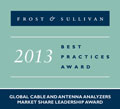 Frost & Sullivan Presents Anritsu with Market Share Leadership Award