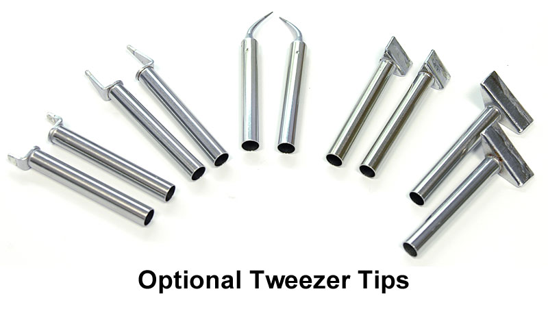 AKTAKOM ASE-1209 Soldering Tweezers - Optional Tweezer Tips 