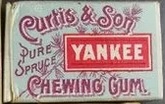 Invention of the first chewing gum