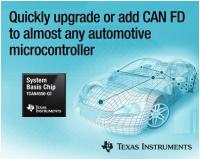 TI introduces the first system basis chip with integrated CAN FD controller and transceiver