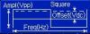 Standard signal of arbitrary waveform generator: Square