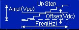 Standard signal of arbitrary waveform generator: Up Step