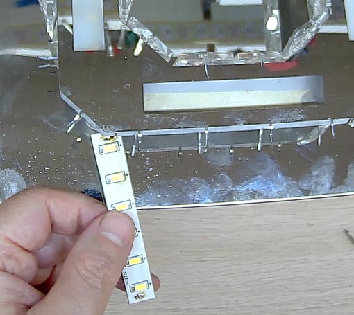 Installing new LED strip